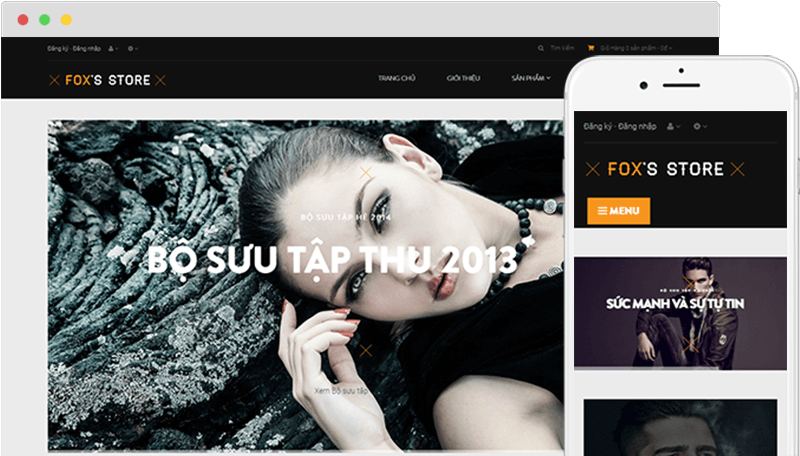 Một số mẫu web thời trang đẹp hoàn toàn miễn phí trên PlusWeb
