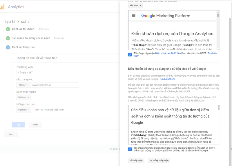 Hướng dẫn cài đặt Google Analytics